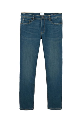 Calças de ganga slim - Azul-escuro - Comprimento 32