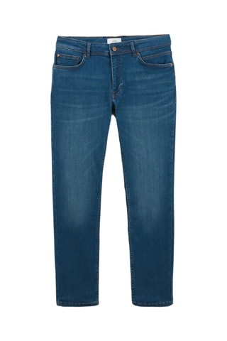Calças de ganga slim - Azul - Comprimento 34