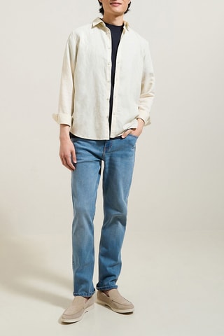 Jean straight  - Bleu - Longueur 34