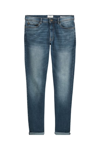 Calças de ganga slim - Azul - Comprimento 32