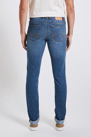 Jean slim - Bleu marine - Longueur 34