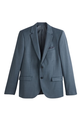 Veste slim en laine - Gris
