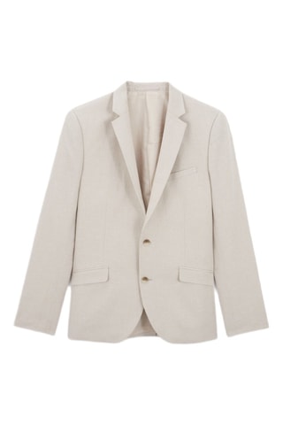 Veste de costume en lin - Beige