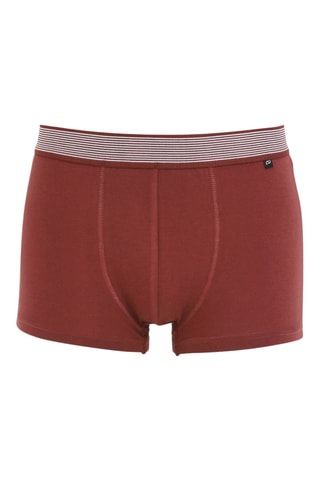 5 boxers en coton biologique - Rouge