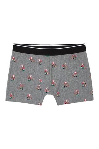 Boxers em algodão biológico - Cinzento