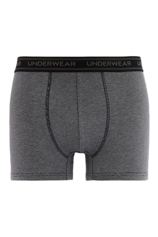 Boxers em algodão biológico - Cinzento mesclado