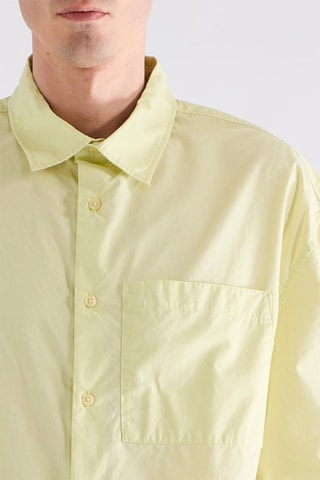 Camisa corta relaxed fit - Verde claro