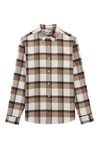 Camisa regular - Camel