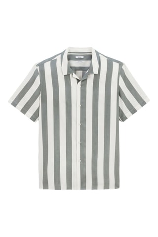 Camisa regular - Verde-claro