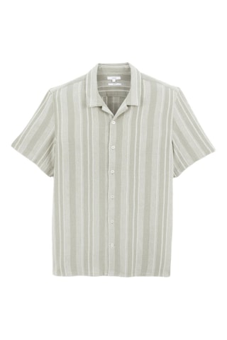 Camisa regular - Verde-claro