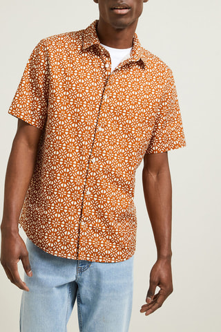 Camisa regular - Vermelho