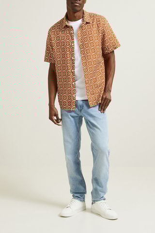 Camisa regular - Vermelho