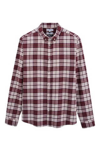 Camisa regular - Vermelho