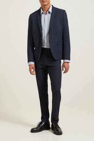 Camisa regular em algodão biológico - Branco