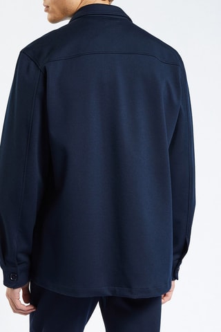 Sobrecamisa regular - Vermelho