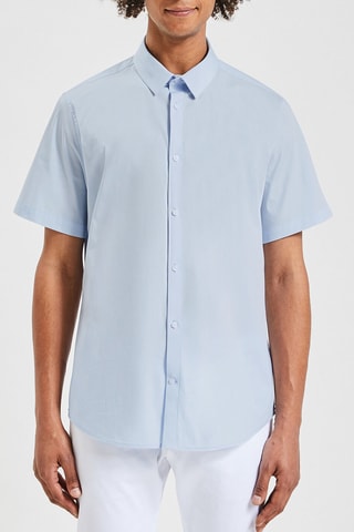 Camisa slim - Azul