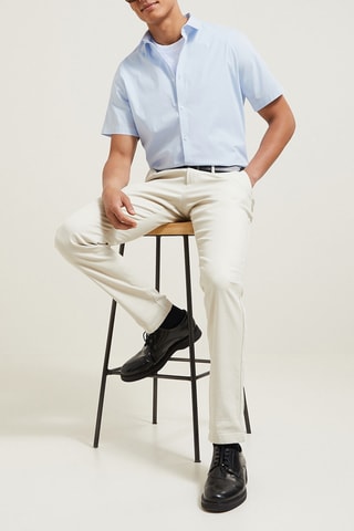 Camisa slim - Azul
