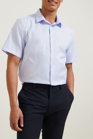 Camisa slim fit - Azul