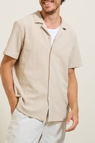 Camisa regular - Preto