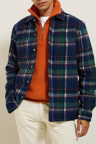 Sobrecamisa - Azul-marinho
