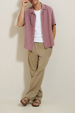 Camisa regular - Rosa