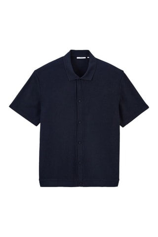 Camisa regular - Azul