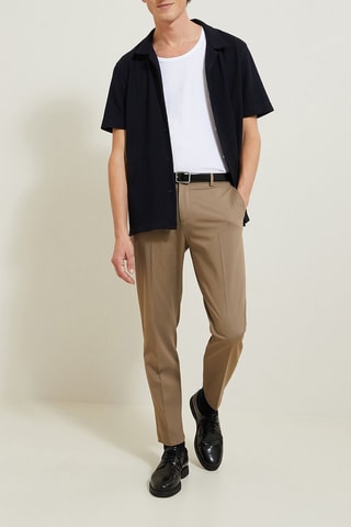 Camisa regular - Azul