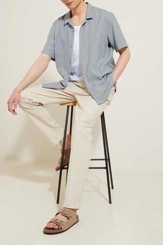 Camisa regular - Verde-claro