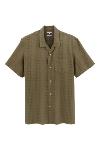 Camisa regular - Verde-claro