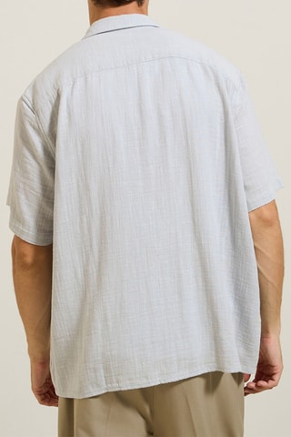 Camisa regular - Azul-celeste