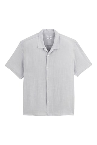 Camisa regular - Azul-celeste