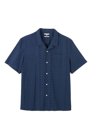 Camisa regular - Azul