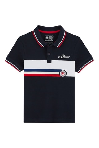 Polo regular UEFA Euro 2020 - Azul-marinho