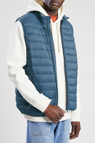 Colete acolchoado light - Azul