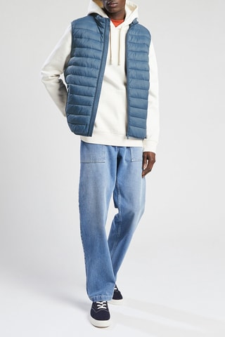 Colete acolchoado light - Azul