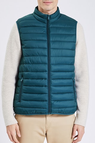 Colete acolchoado light - Azul