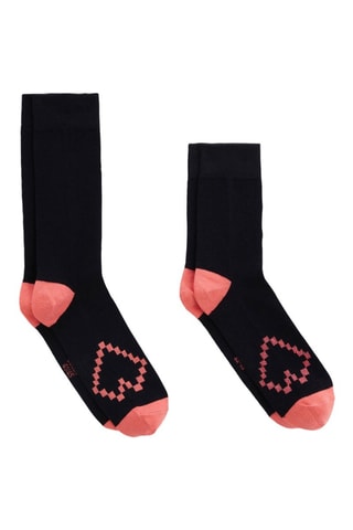 2 paires de chaussettes en coton biologique - Bleu marine