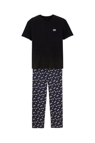 Pyjama - Noir et bleu marine