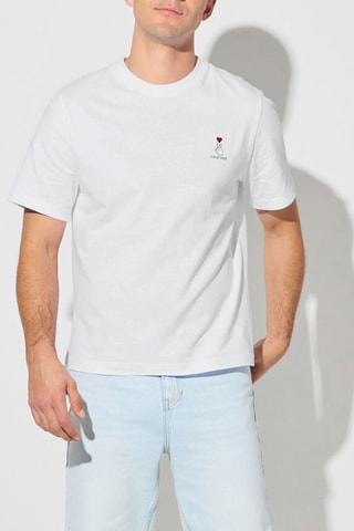 T-shirt em algodão biológico - Branco