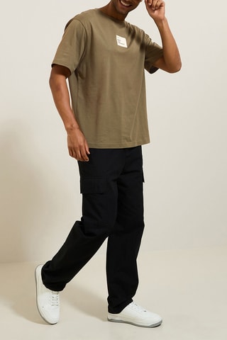 T-shirt regular - Caqui
