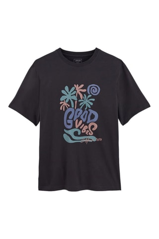 T-shirt regular - Cinzento-escuro