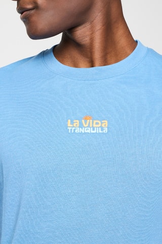 T-shirt Azul-celeste