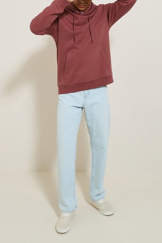 Sweat com capuz - Rosa-velho