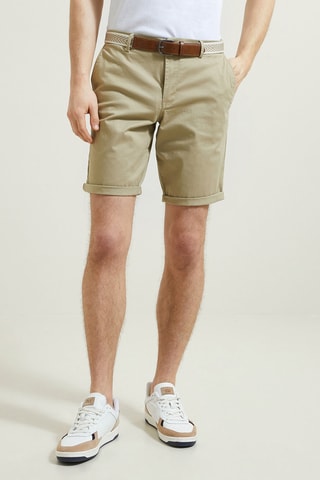 Bermudas chino - Verde-claro