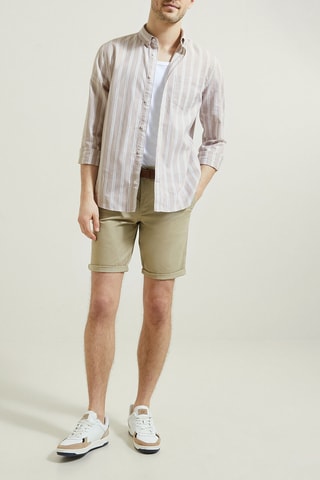 Bermudas chino - Verde-claro