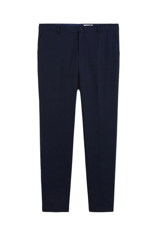 Pantalon de costume slim - Bleu