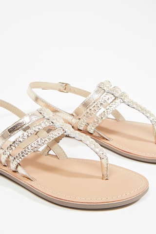 Geitenleren Sandalen Dipam - Goudkleurig