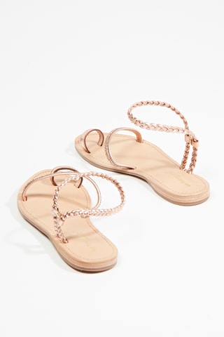Leren Sandalen Hellistar - Roségoudkleurig