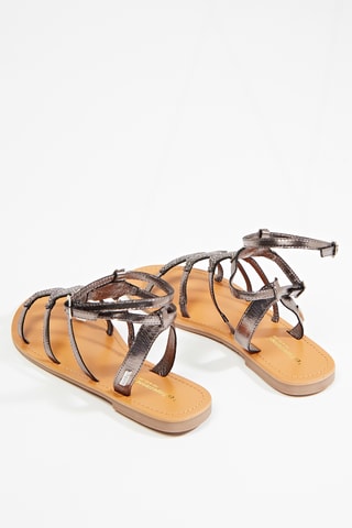 Geitenleren Romeinse Sandalen Ohlala - Grijs