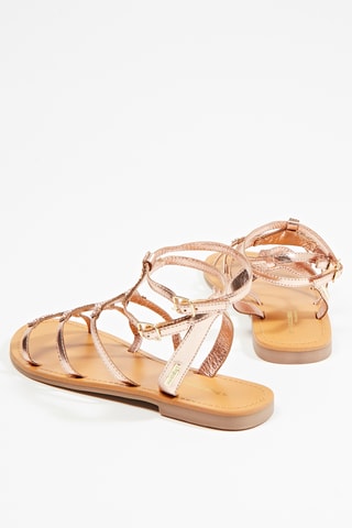 Geitenleren Romeinse Sandalen Ohlala - Goudkleurig